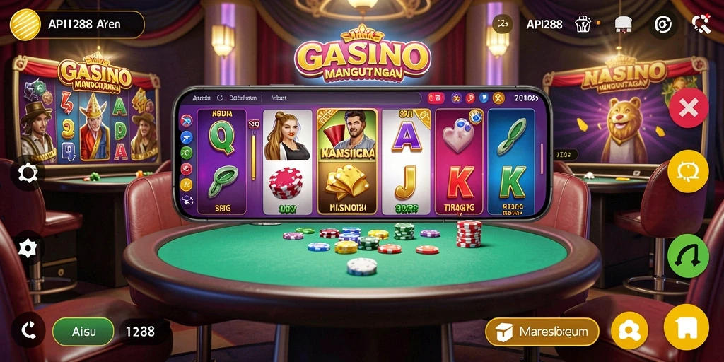 Tampilan gameplay seru dan menarik dari API288.