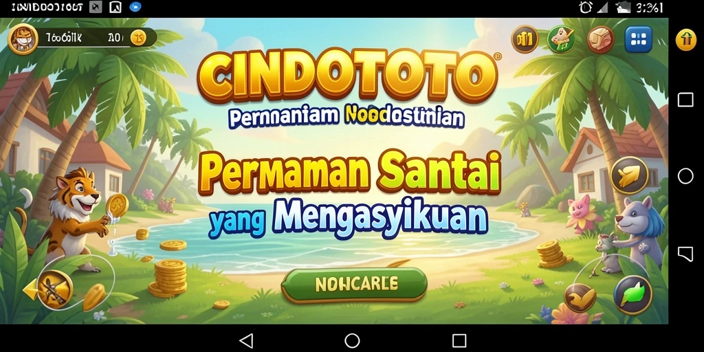 Tampilan gameplay CINDOTOTO yang mengasyikkan dan penuh warna.