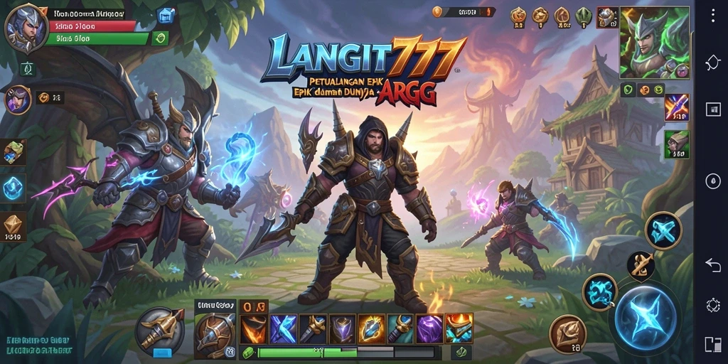 Tampilan gameplay LANGIT777 yang memukau dengan aksi seru dan grafis canggih.