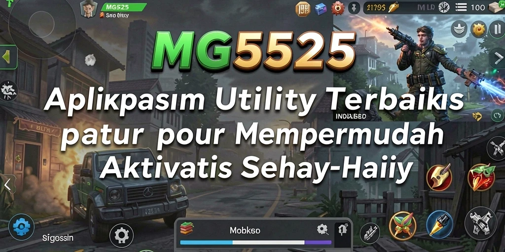 Tampilan antarmuka aplikasi MG525 yang intuitif dan menarik.
