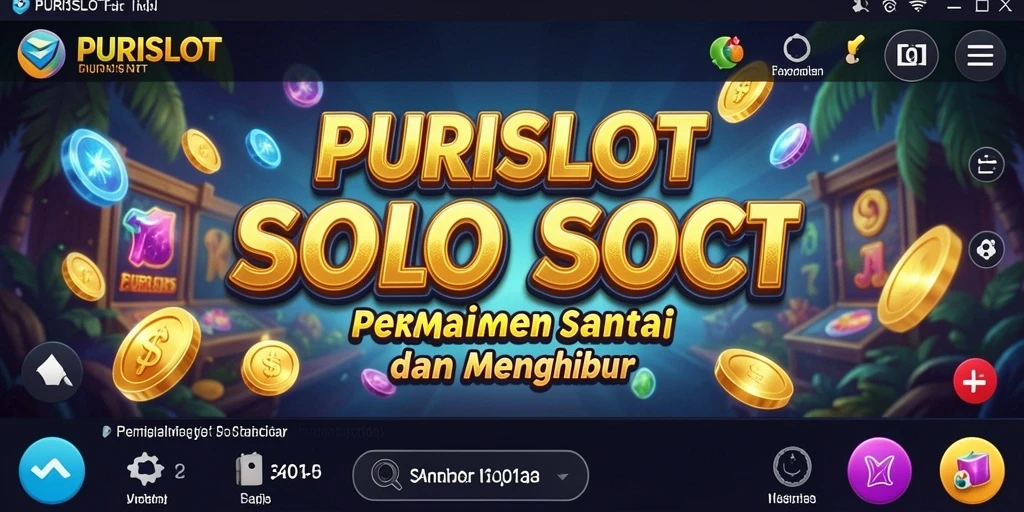 Gambaran gameplay seru dan warna-warni dari PURISLOT.