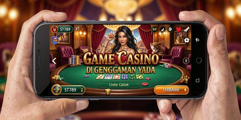 Tampilan warna-warni dan interaksi dealer live di ST789
