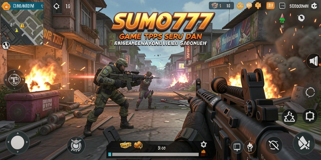 Screenshot gameplay <strong>SUMO777</strong> menampilkan pertempuran yang mendebarkan.