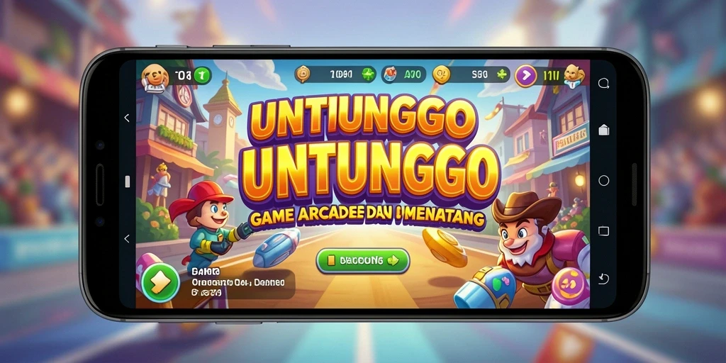 Tampilan gameplay UNTUNGGO yang seru dan penuh tantangan.