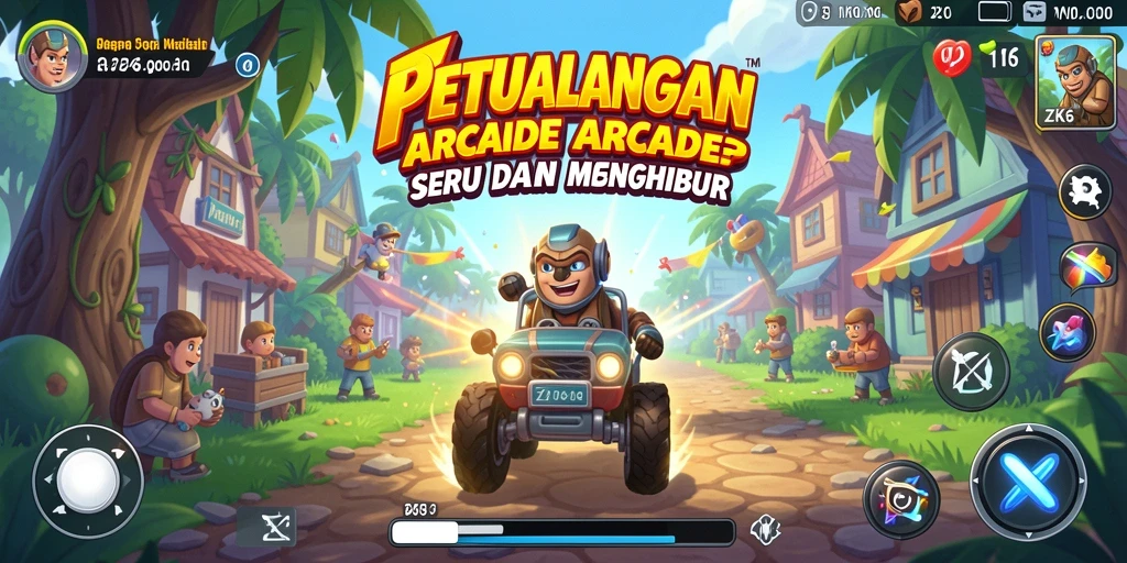 Gameplay ZK6 yang penuh warna dan tantangan yang seru.
